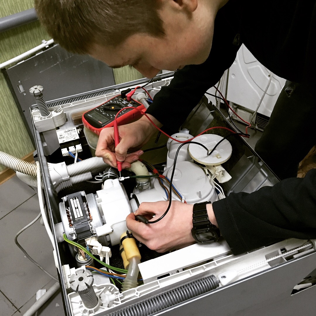 Ремонт посудомоечной машины Miele G1172 проверка цепи нагрева